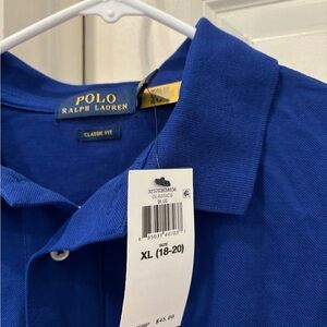 Polo Ralph Lauren Boys Cotton Mesh long sleeve polo shirt